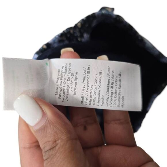 J. Crew Collection Straight & Pencil Skirt Women's Medium Blue Sequins Paisley - Picture 8 of 9